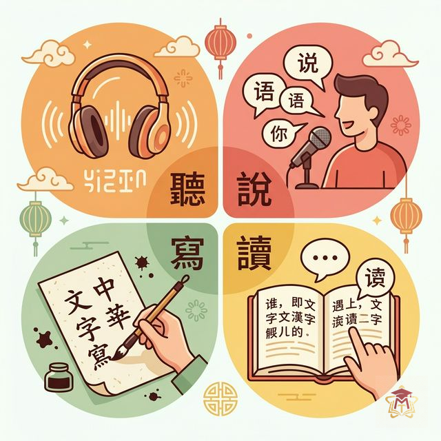 Luyện đủ 4 kỹ năng tiếng Trung